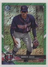 2018 Bowman Chrome Prospects Green Shimmer Refractor 27/99 Wander Javier y0i