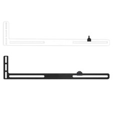 L Shaped Graphics Card Cooling Holder Side Mounting Graphics Card Aluminum