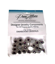 NEW Pure Allure Swarovski Crystals Designer Jewelry Components Amethyst Purple