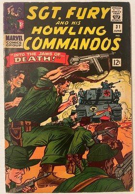 Sgt. Fury And His Howling Commandos 31 Marvel Silver Age 1966 4.0 Very Good