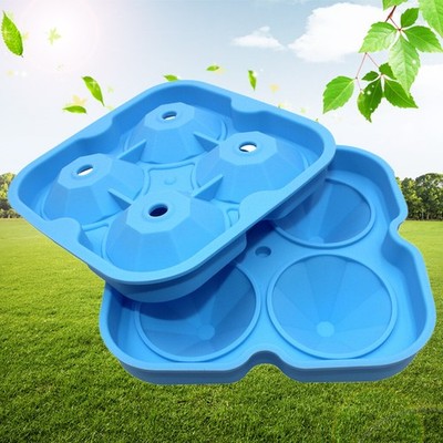  4 Cavity Eiswürfelform DIY-Eisform Schokoladenformen Süßigkeitenform