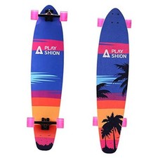 42" Cruiser Longboard for Smooth Commuting Coconut Tree