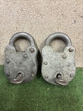 Vintage Padlocks & Keys, 2x 4 Lever Padlocks