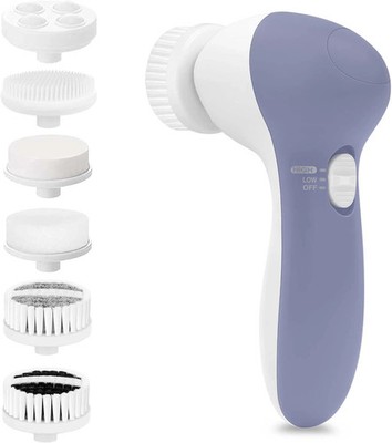 Facial Cleansing Brush Face Scrubber: Electric Face Spin Cleanser Brushes with