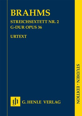 String Sextet | No. 2 In G Major Op. 36 | Johannes Brahms | Taschenbuch | 2018