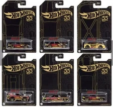 2023 Hot Wheels 55th Anniversary * pearl and Chrome * complete 6 car set