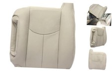 Driver Side Top Lean Back Replacement Leather Seat Cover Shale Light Tan 522