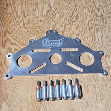 Summit Racing Equipment Ls Engine Stand Plate Aluminum Silver With Hardware Summit Racing Equipment Ls Engine Stand Plate Aluminum Silver With Hardware