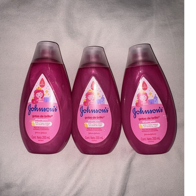 Johnson's Gotas de Brillo Shampoo 200ml Lot of 3 Bottles MPN 53279A
