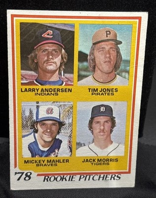 1978 Topps Baseball '78 Rookie Pitchers JACK MORRIS RC #703