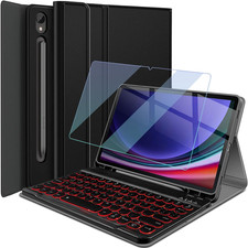 Backlit Keyboard Case for Samsung Galaxy Tab S10 Lite/ S10 FE/ S9 FE 5G 10.9 Inc