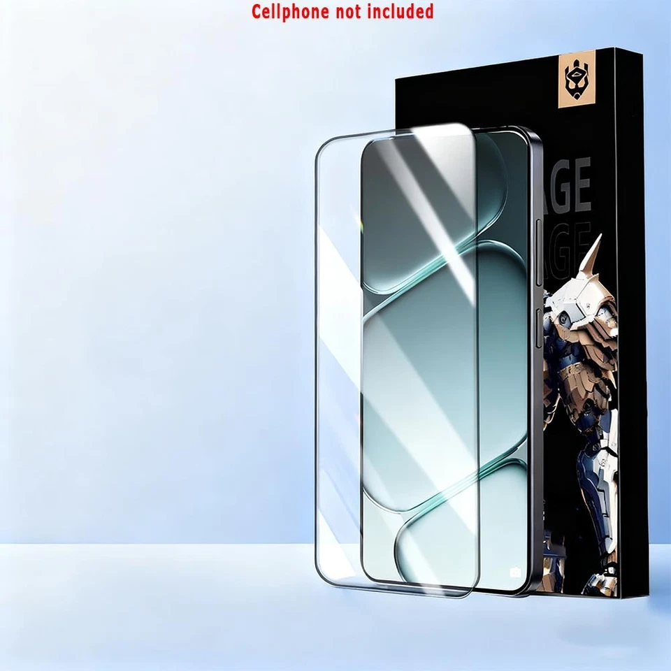 Protector de pantalla de vidrio templado a prueba de golpes de cobertura completa para OnePlus Ace 6 NUEVO Foto 2 de 4