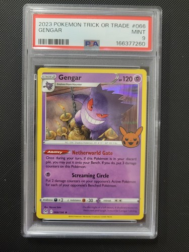 Gengar graded PSA 9 for sale on eBay