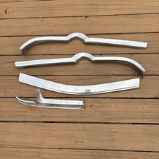 1956 Desoto Firedome Upper Grille Lower Pass Side Bumper Corner 4 Pcs