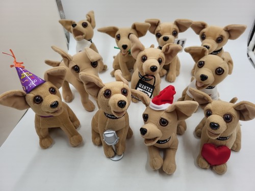 Yo Quiero Taco Bell Chihuahua Dog Plush Lot Of 11 Collection 6""