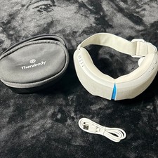 Therabody SmartGoggles Eye Massager Therapy Relaxation Blue USB Charging Case