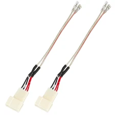 RED WOLF Car Front Dash Tweeter Speaker Wiring Harness for 2008-2022 Toyota RAV4