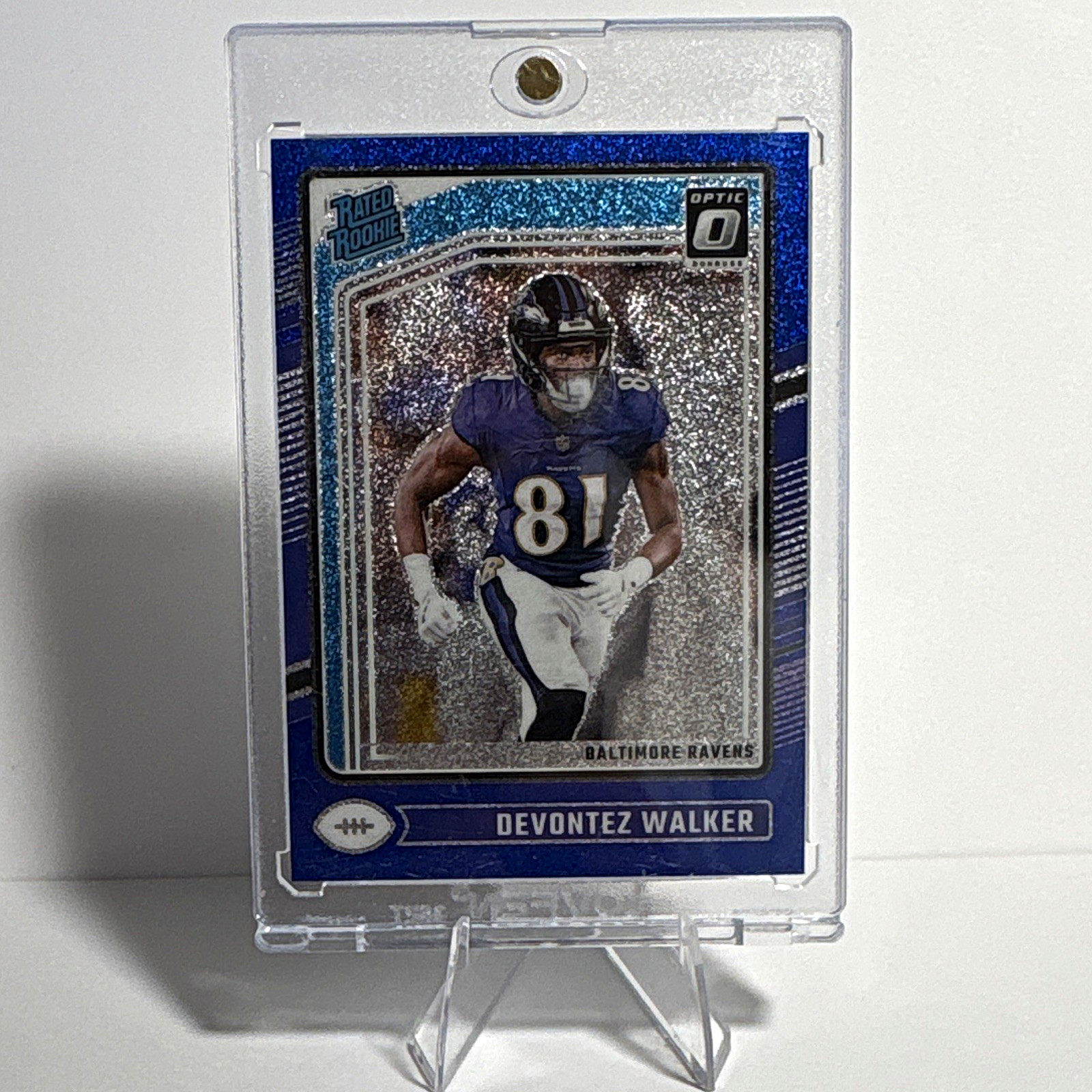 Panini Donruss Optic 2024 Devontez Walker Rated Rookie Blue Glitter #228