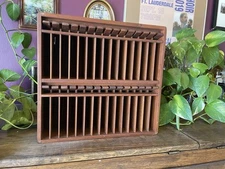 Vtg KALMAR DESIGNS MCM Teak 30 Cassette Tape Organizer w/ Pop Out Ejectors Rare!