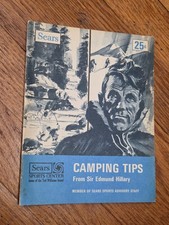 Vintage 60s Sears 'Camping Tips Sir Edmund Hillary Mount Everest' Booklet 