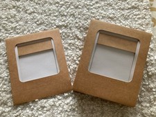 10 pcs - 8 x 8 x 1.5? Square Brown Kraft Box with Clear Window Pie Box