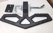 Hitch Bumper Step For 2 Receivers Solid Heavy Duty Non-skid 1000lb New Hitch Bumper Step For 2 Receivers Solid Heavy Duty Non-skid 1000lb New