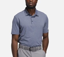 Adidas Men's Ultimate 365 Aeroready Heather Golf Polo Shirt XL Crew Navy Melange