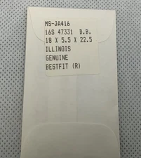 ILLINOIS MAINSPRING 16s #47331  (WHITE ALLOY). New Old Stock (JA416)
