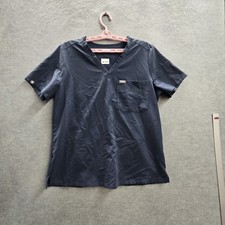 FIGS Women Scrub Top L Blue Catarina One Pocket Technical Collection Medical