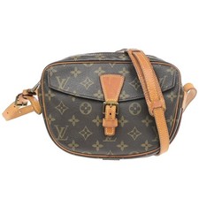 LOUIS VUITTON Jeune Fille PM Shoulder Bag Monogram Leather Brown M51227 38YJ226
