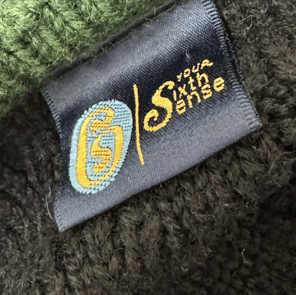 Vintage Austria Wool Navy Blue Embroidered Cardigan Sweater - Image 4 of 4