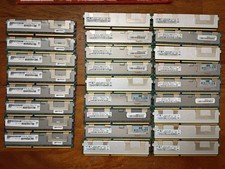 Hynix  Samsung Lot Of 26 8GB  4GB 2rx4 PC3L-10600R DDR3 Server Memory 136GB