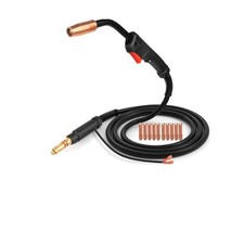 Replacement MIG Welding Gun Torch 100Amp, 10ft Cable  Contact Tips for Lincoln