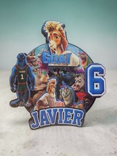 Personalisierter 3D-Kuchenaufleger Ziege Amy Name jedes Alter