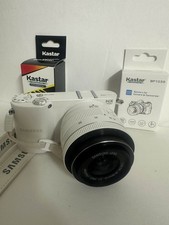 Samsung NX1100 20.3MP Camera White, 20-50mm Lens, Spare Battery and lens filters