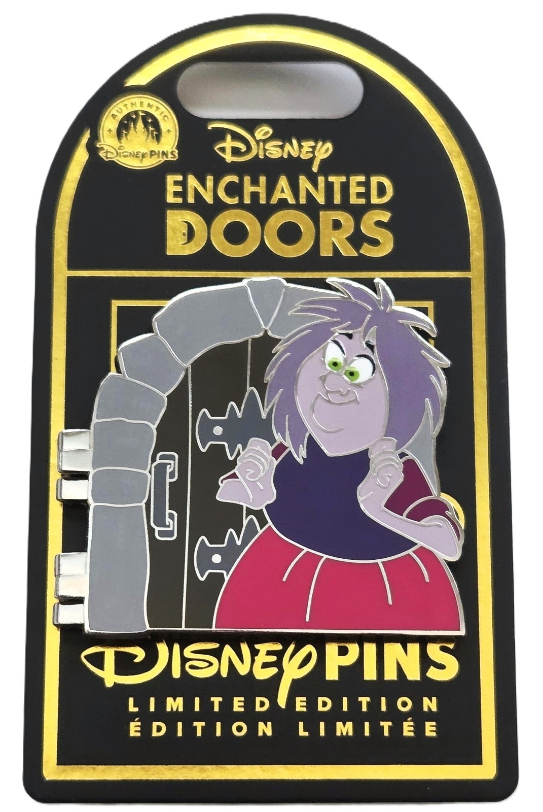 Enchanted Doors Madam Mim Sword in the Stone Hinged May 5/12 Pin LE 2500