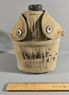 ORIGINAL WWII 1944 U.S. CANTEEN A.G.M. CO. WITH CUP MA CO.