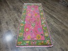 Turkish Oushak Rug, Modern Multicolored Handmade Bohemian Rug 2.7x6.2 Ft — photo 2