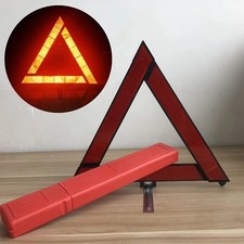 RED REFLECTIVE WARNING SIGN FOLD UP TRIANGLE CAR BREAKDOWN EU EMERGENCY NEW