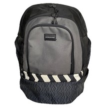 Quicksilver 1969 Special Backpack Laptop Bag Black Gray Polyester New