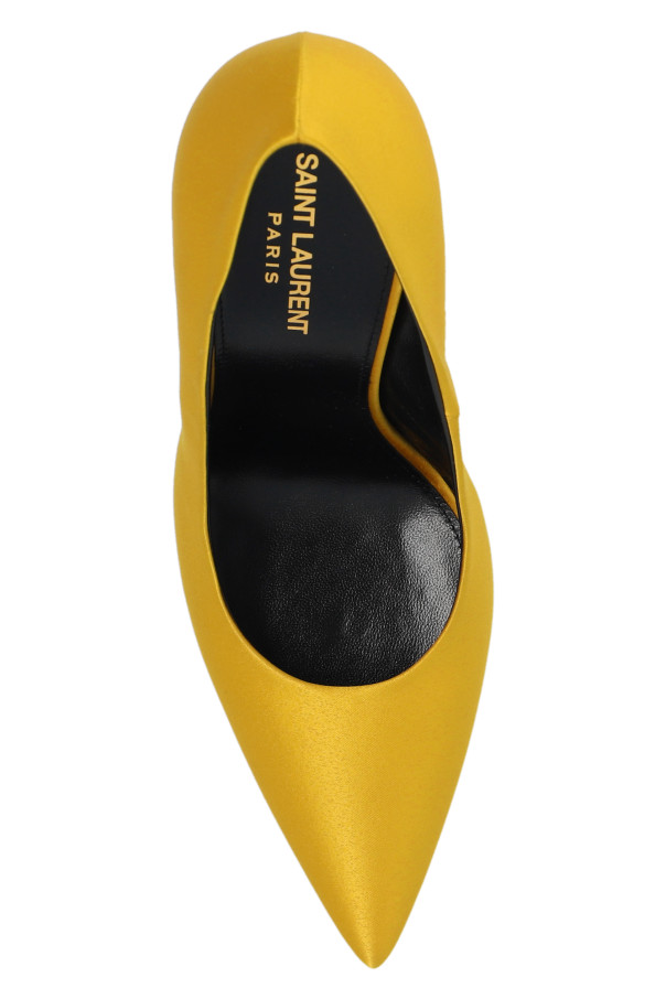 Saint Laurent - Women - ‘Monceau’ heels - Yellow thumbnail 6