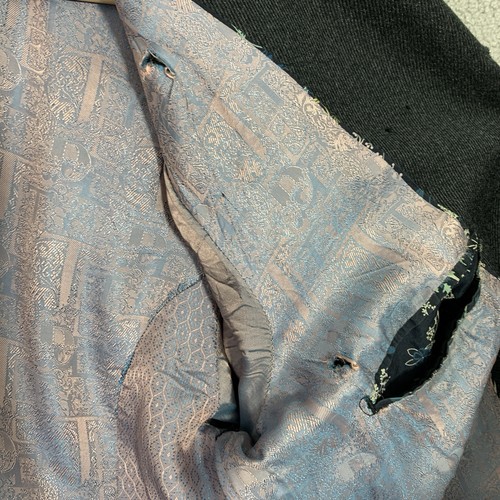 Ted Baker Herren Erbsenmantel Zweireiher Knopfleiste Klassischer Stil Grau Größe 5 - Bild 12 von 13