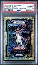 2023-24 Panini Prizm Monopoly - Stephen Curry  Millionaire Gold Mojo Prizm /500