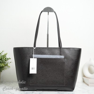 Tory Burch Top Zip Small Tote in Cocoa Saffiano Leather 159586 NWT