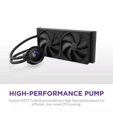 NZXT - Kraken Plus 240mm Radiator CPU Liquid Cooler 2 x 120mm F120P Fans 