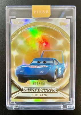2025 Topps Pixar Gold CARS “THE KING” #PP-35 Pixar Perfection Gold