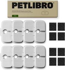 PETLIBRO Cat Water Fountain Filter Replacement, 8 Packs Pet Fount