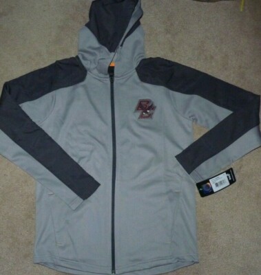 NEW NCAA Boston College Eagles Zip Hooded Jacket Hoodie