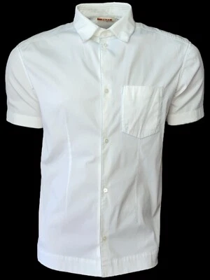 PRADA Herren Designer Luxus Hemd Light Kurzarm Stretch  weiß  Gr.S - Bild 1 von 4