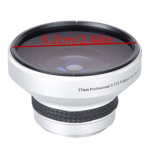 Super Fisheye Additional Lens 37mm 0.25X Fits For 37mm Caliber Camera Lens - Picture 6 of 10